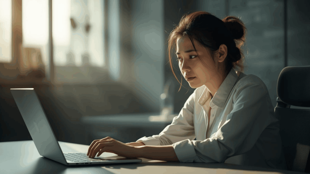 Kebiasaan duduk terlalu lama di depan laptop dapat berdampak buruk bagi kesehatan tubuh