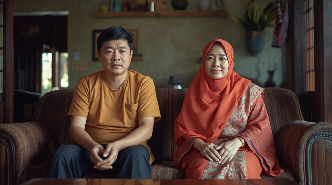 Lansia melakukan senam kursi sebagai olahraga ringan di rumah.