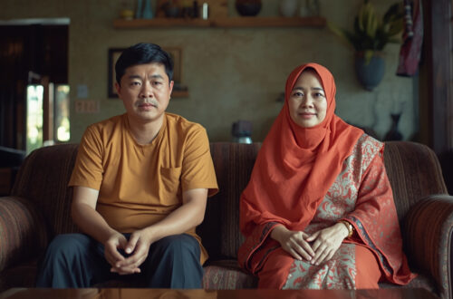 Lansia melakukan senam kursi sebagai olahraga ringan di rumah.